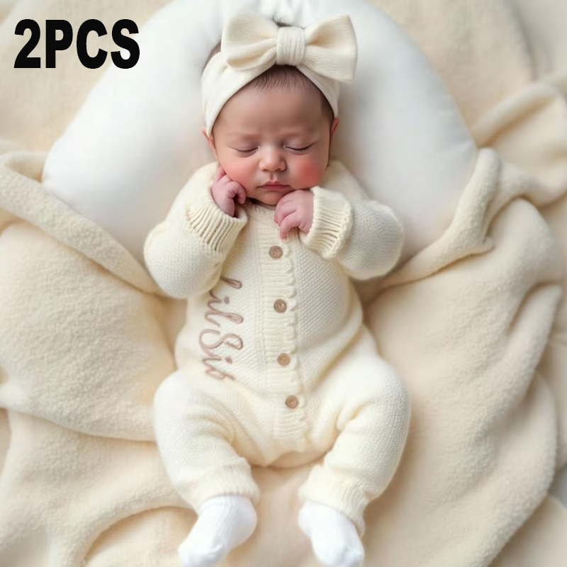Romper Onesie Baby - Ylsteed 2Pcs Knitted Newborn Photography Outfits
