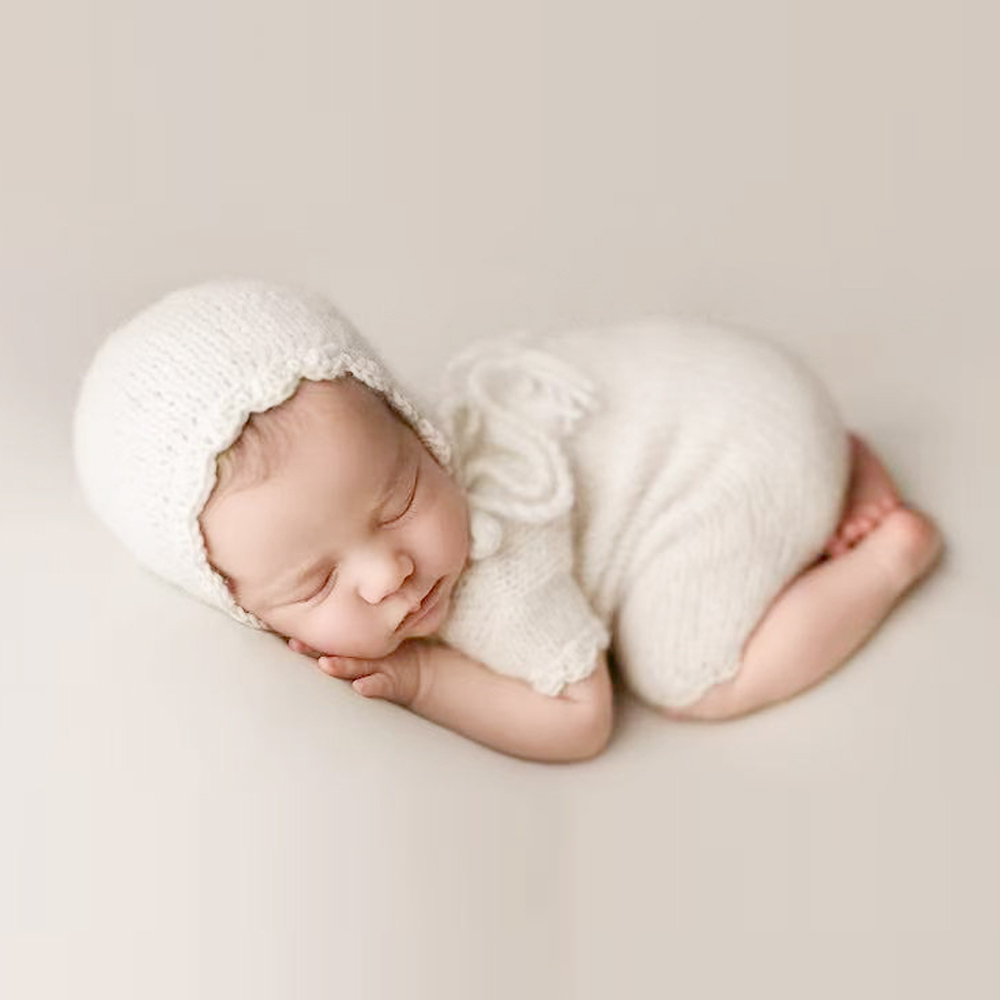 Romper Onesie Baby - Newborn Photography Props Baby Jumpsuit Hat