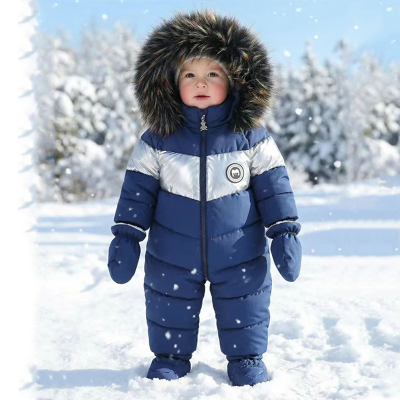 Baby Clothing Dividers - Winter Newborn Baby Romper With Gloves