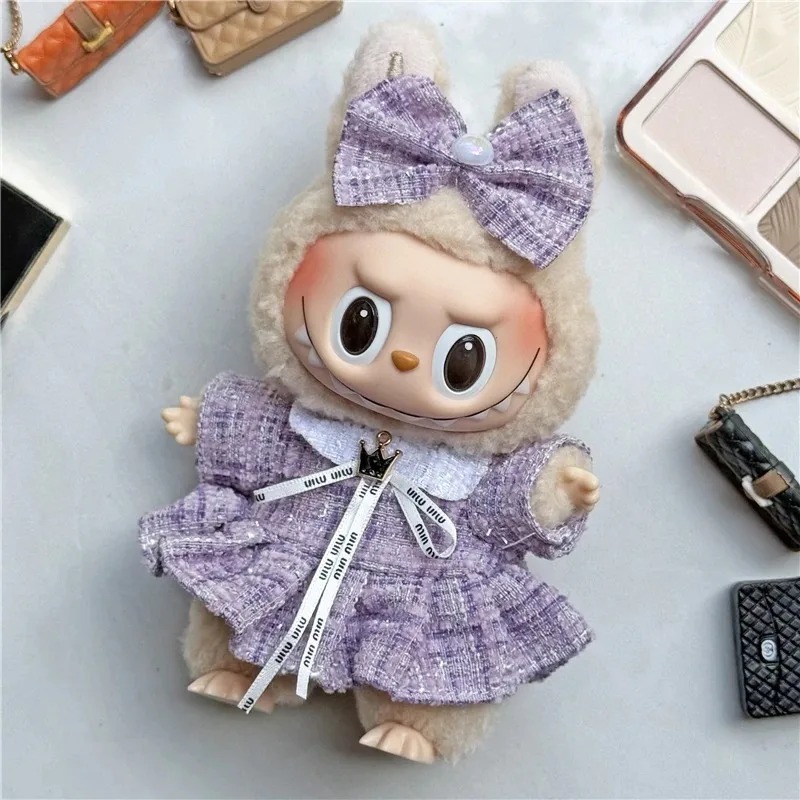 15 17cm For Labubu Doll Adorab - Baby Clothing Unisex ulasan dan harga
