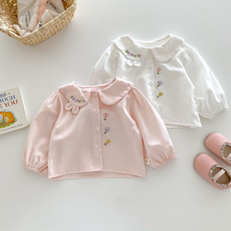 Stylish Baby Girls Flower Embr - Baby Clothing Embroidery ulasan dan harga