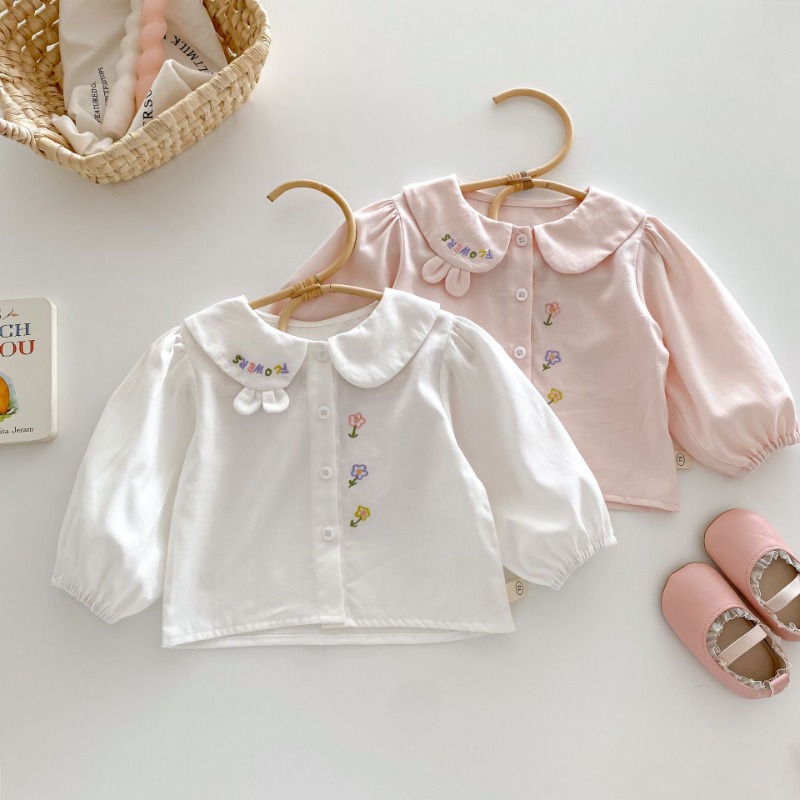 Stylish Baby Girls Flower Embr - Baby Clothing Embroidery ulasan dan harga