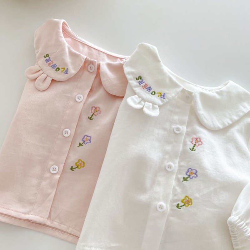 Stylish Baby Girls Flower Embr - Baby Clothing Embroidery ulasan dan harga