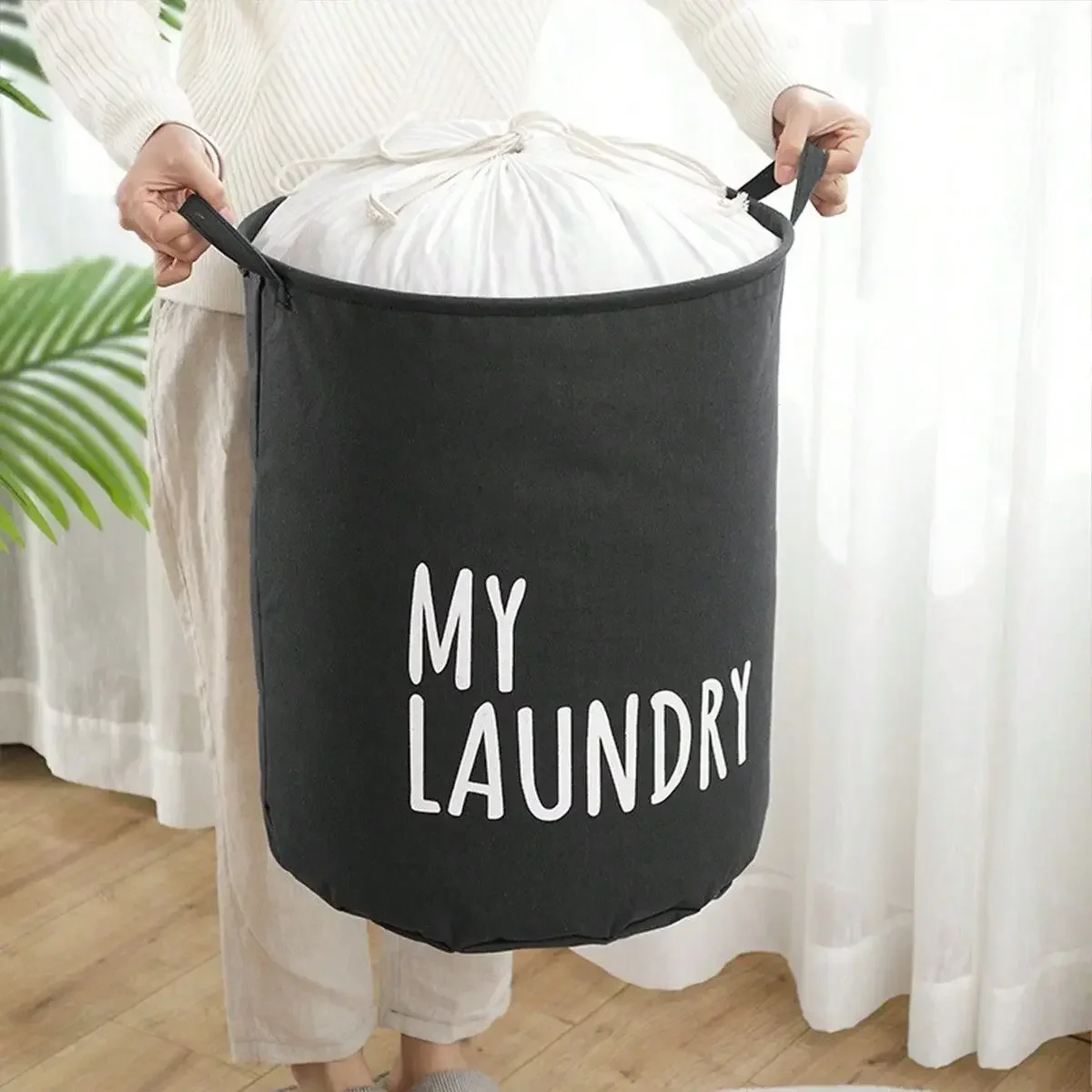 Foldable Drawstring Laundry Ha - Baby Clothing Dividers ulasan dan harga