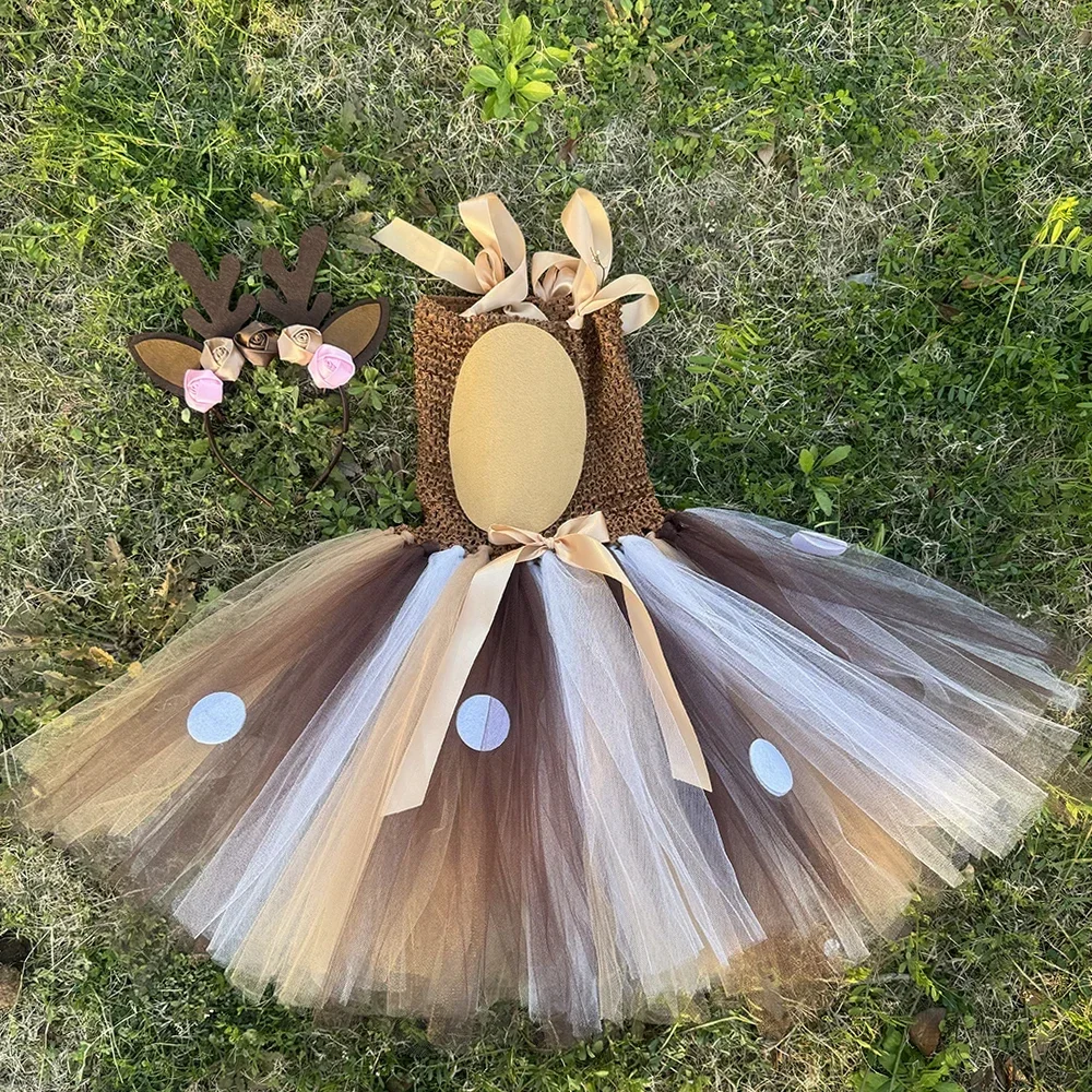 Deer Tutu Dress Girl Christmas - Baby Tutu Skirt ulasan dan harga