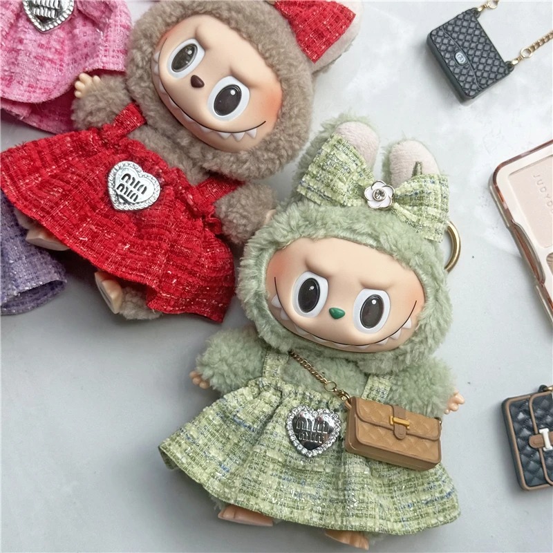 15 17cm For Labubu Doll Adorab - Baby Clothing Unisex ulasan dan harga