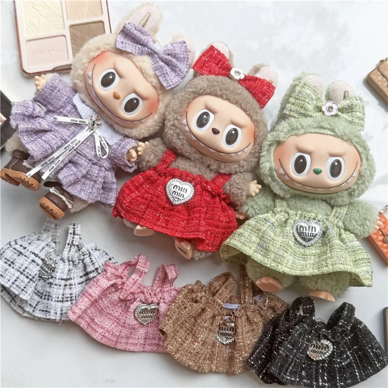 15 17cm For Labubu Doll Adorab - Baby Clothing Unisex ulasan dan harga