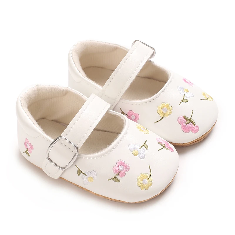 Baby Girls Mary Jane Flats PU  - Baby Clothing Embroidery ulasan dan harga