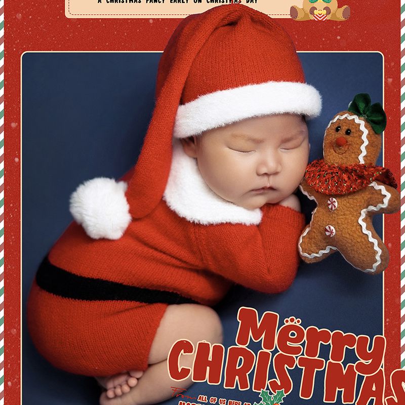 Santa Claus Newborn Photo Clot - Romper Onesie Baby ulasan dan harga
