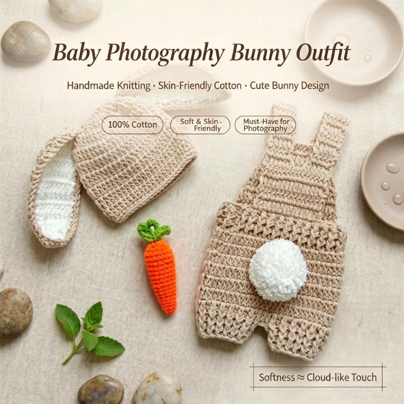 Crochet Knitted Newborn Photog - Romper Onesie Baby ulasan dan harga