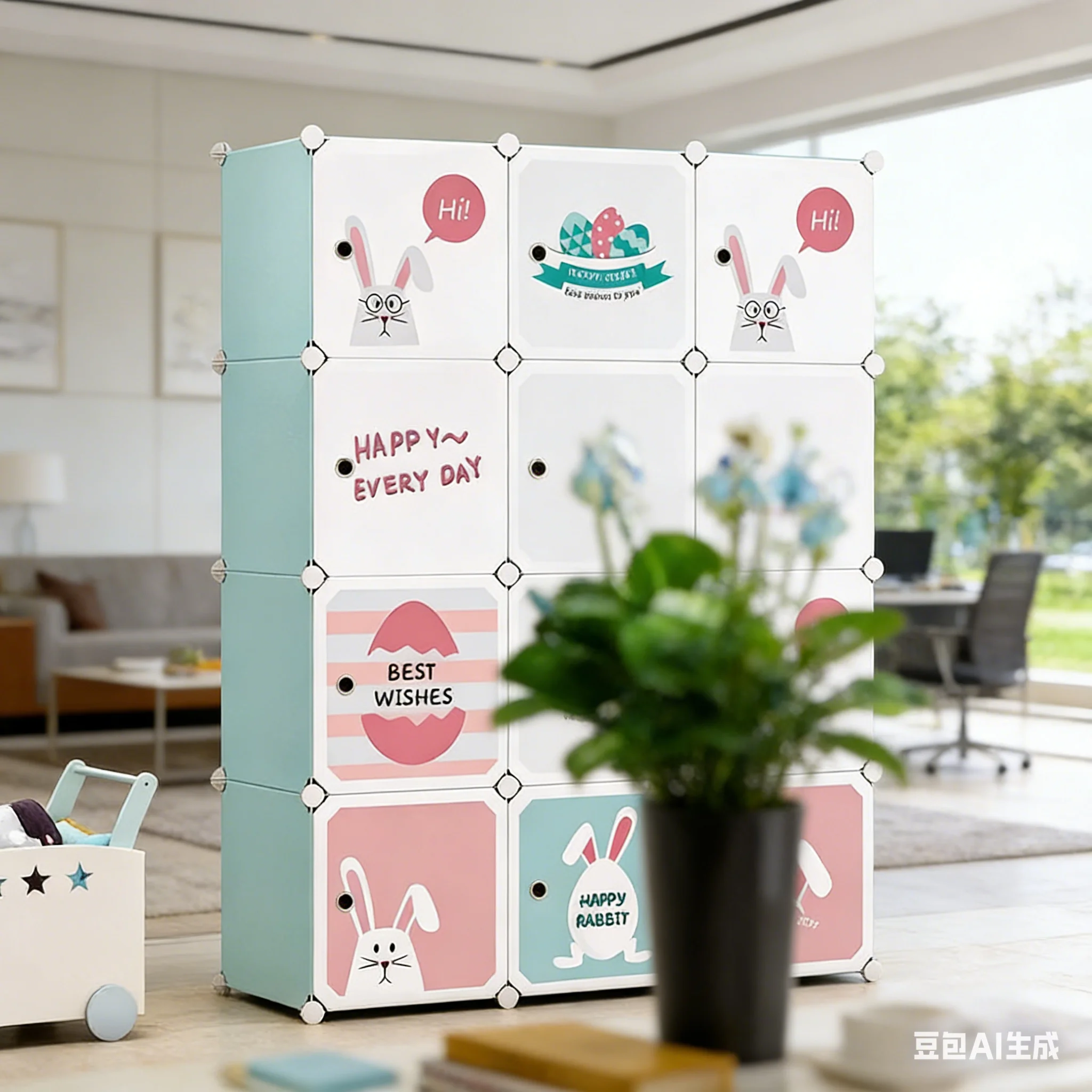 AOLIVIYA Simple Cartoon Childr - Baby Clothing Wardrobe ulasan dan harga