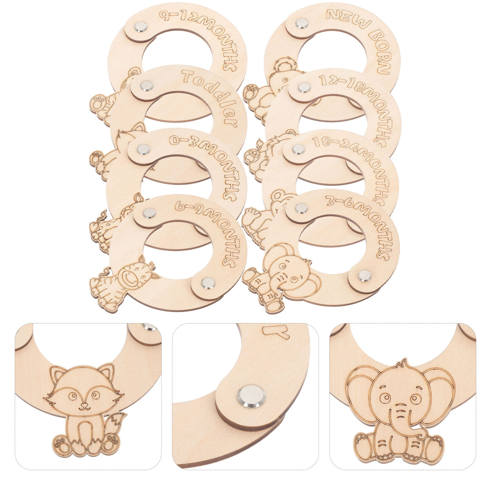 8Pcs Baby Closet Clothing Size - Baby Clothing Wardrobe ulasan dan harga