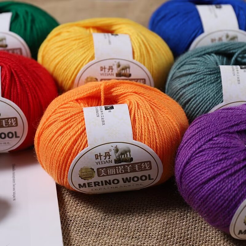 50g/roll Soft Merino Wool Yarn - Baby Clothing Detergent ulasan dan harga