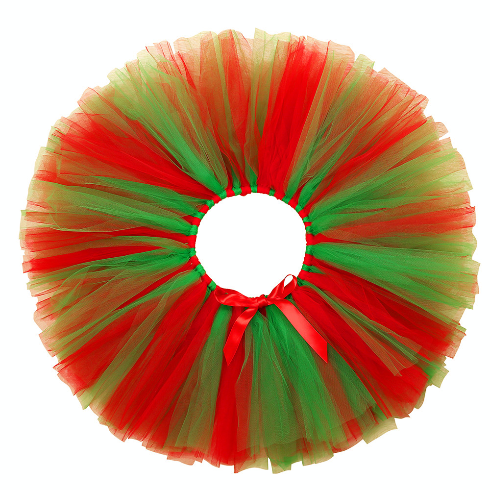 2-14 YearsGirls Christmas Elf  - Baby Tutu Skirt ulasan dan harga