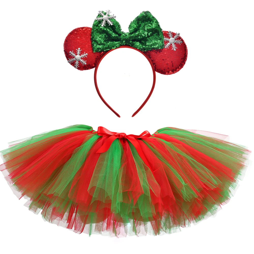 2-14 YearsGirls Christmas Elf  - Baby Tutu Skirt ulasan dan harga