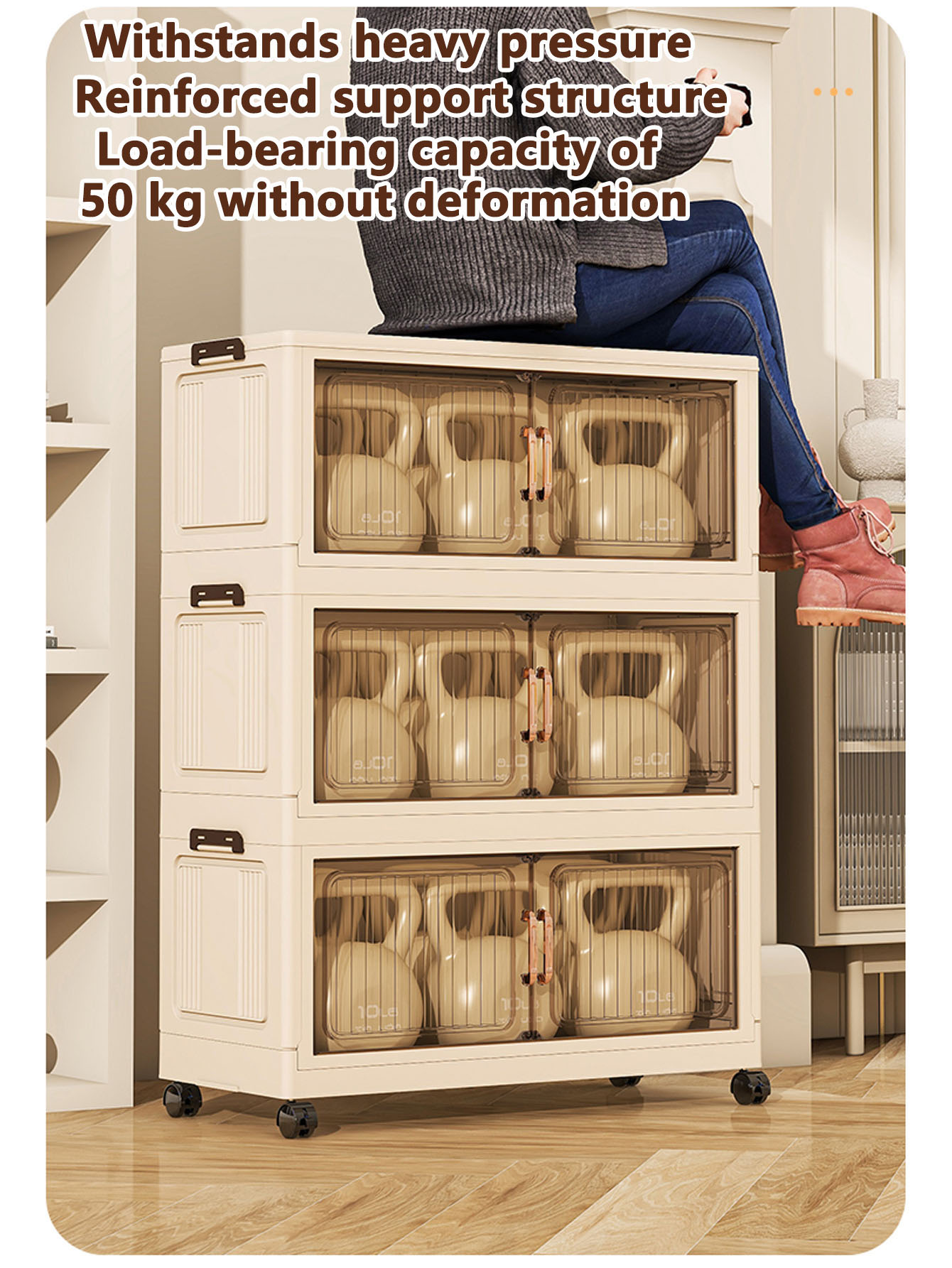 Large Capacity Foldable Storag - Baby Clothing Wardrobe ulasan dan harga