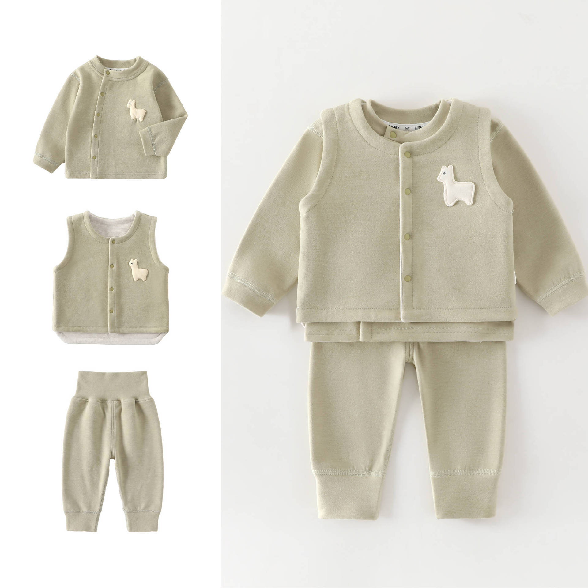 0-4 Year Old Baby Vest+long Sl - Baby Clothing Quality ulasan dan harga