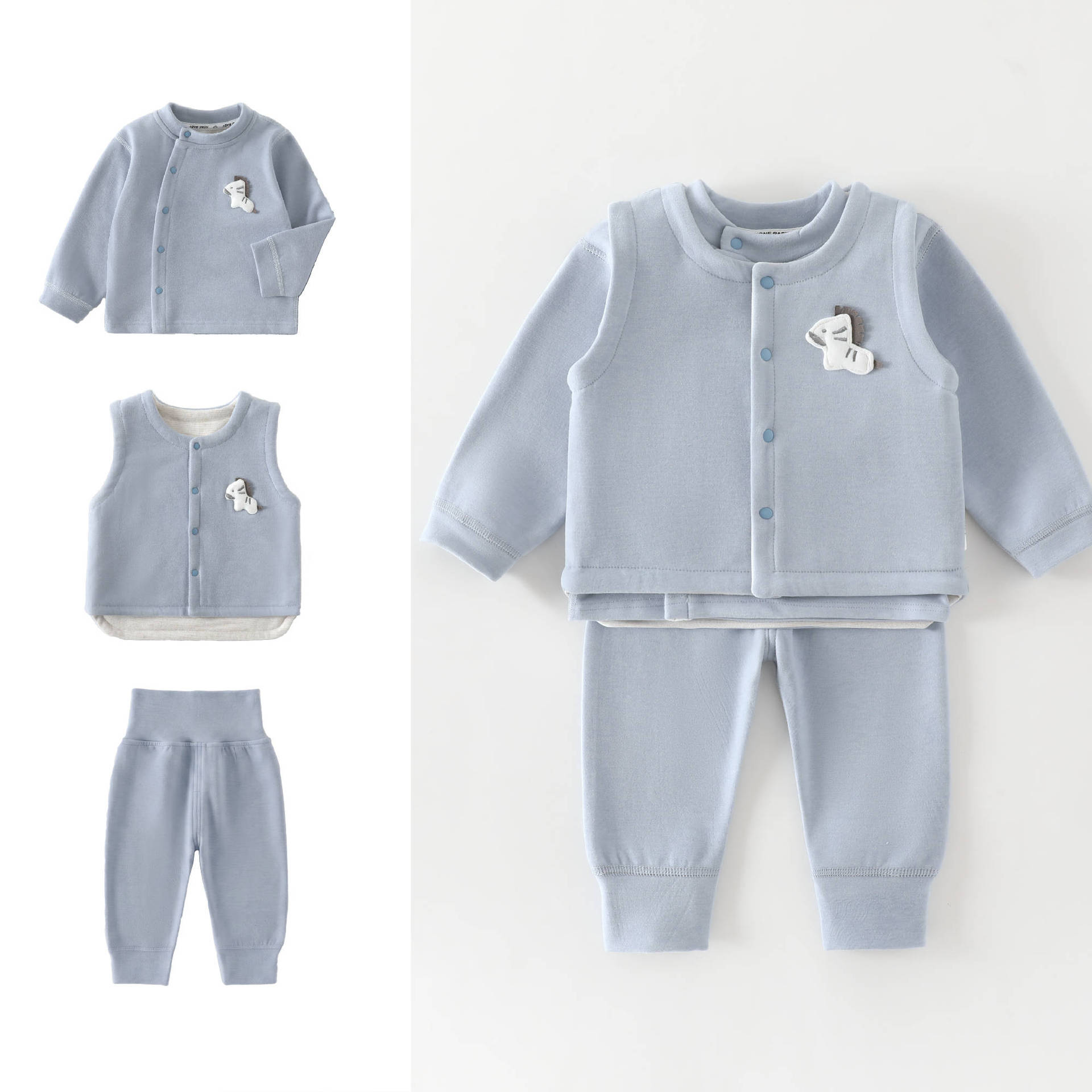 0-4 Year Old Baby Vest+long Sl - Baby Clothing Quality ulasan dan harga