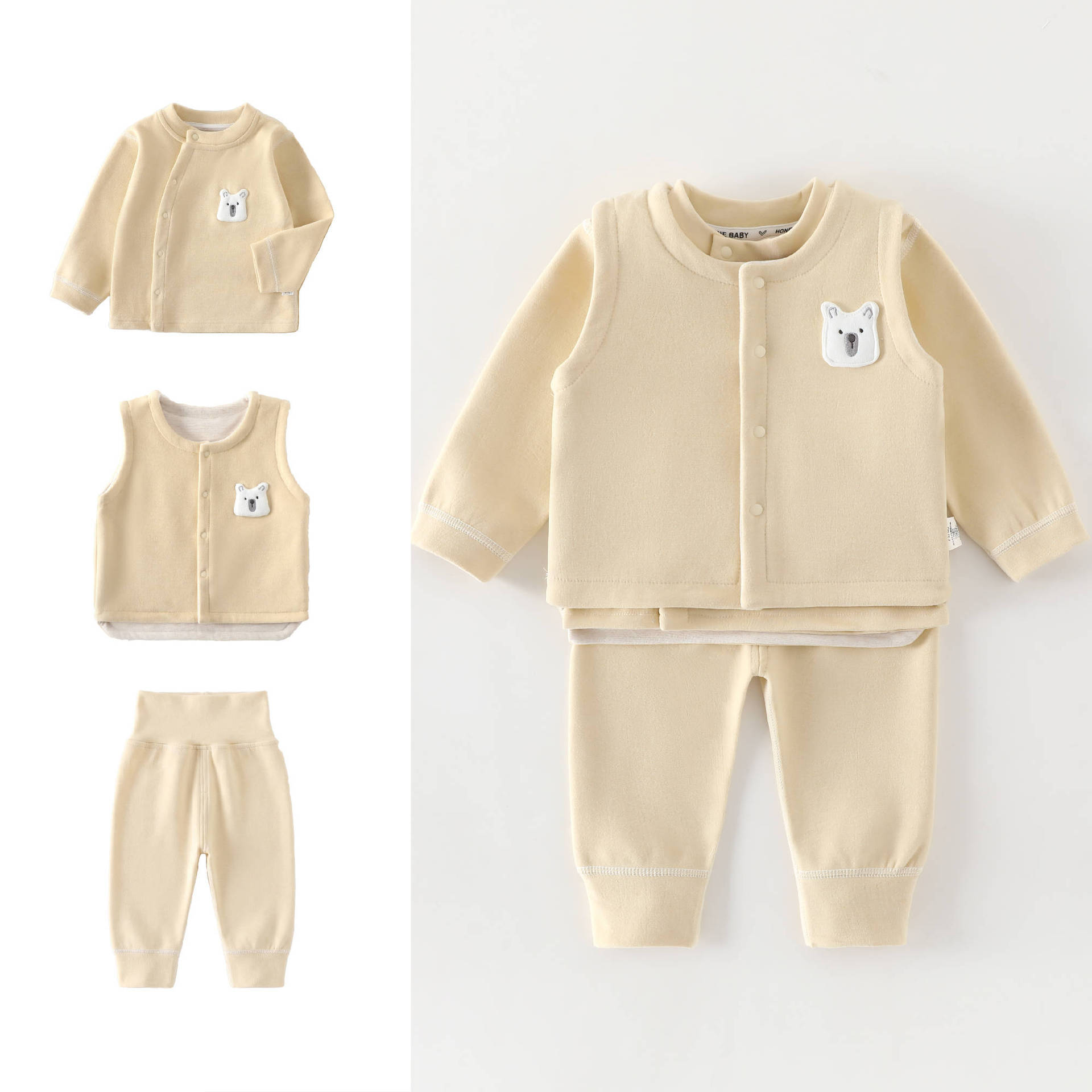 0-4 Year Old Baby Vest+long Sl - Baby Clothing Quality ulasan dan harga